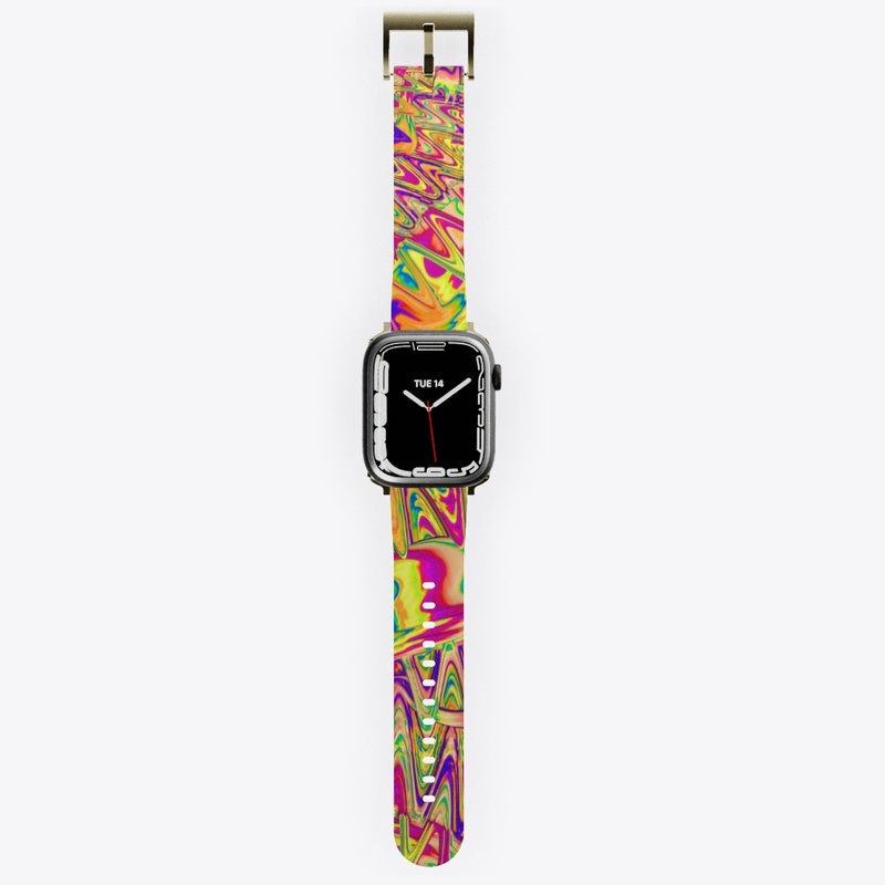 Psychedelic Colorful Neon Abstract Art