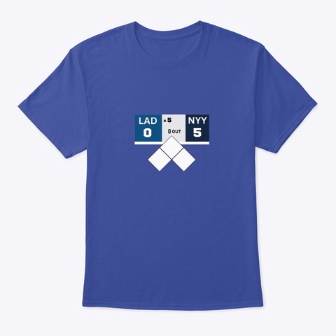 Comeback  Deep Royal T-Shirt Front