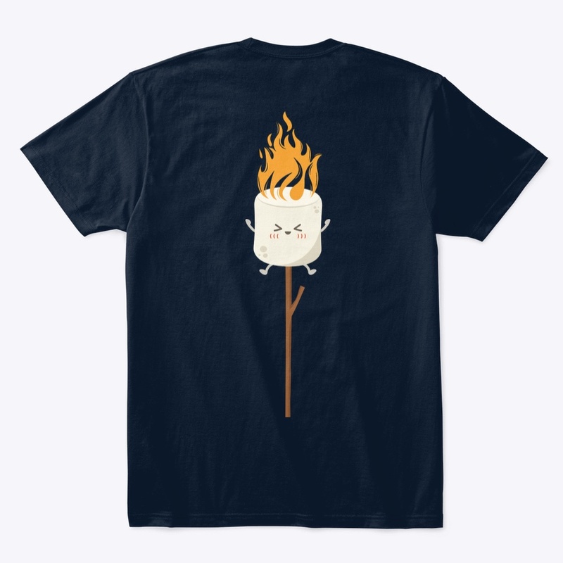 Lit Campfire Marshmallow