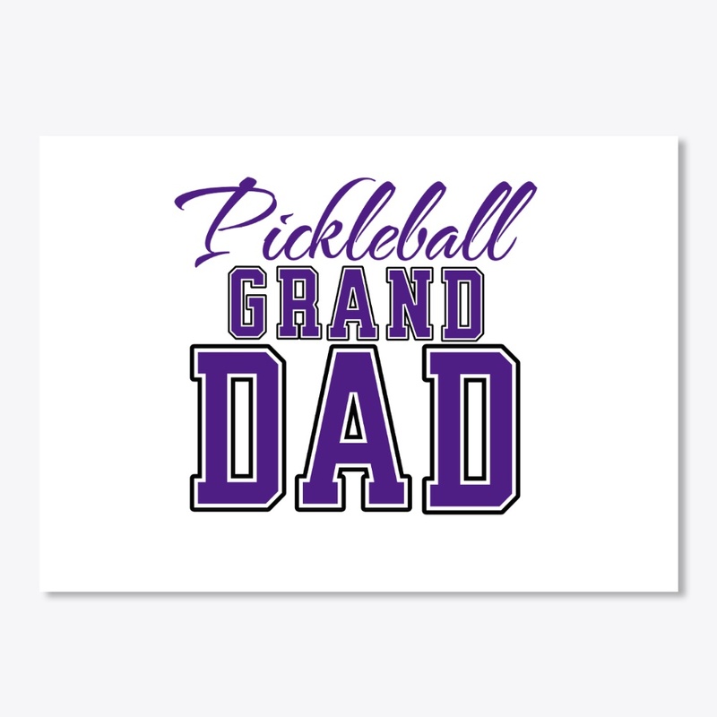 Pickleball Grand Dad in Purple