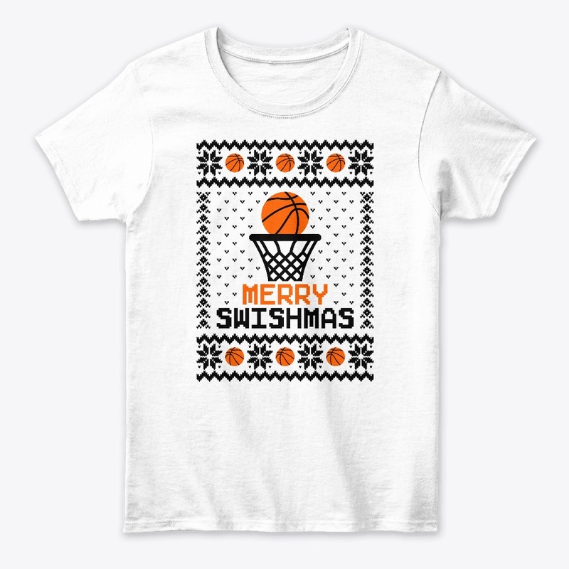 Merry Swishmas Basketball Ugly Sweater