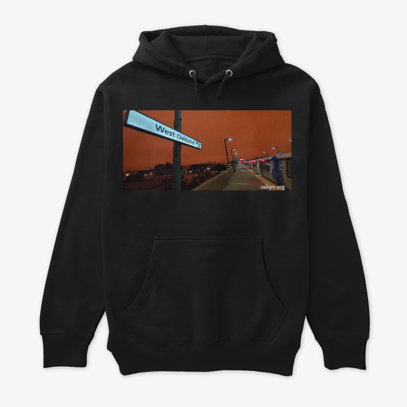 BART Hoodies: Orange Day At West Oakland