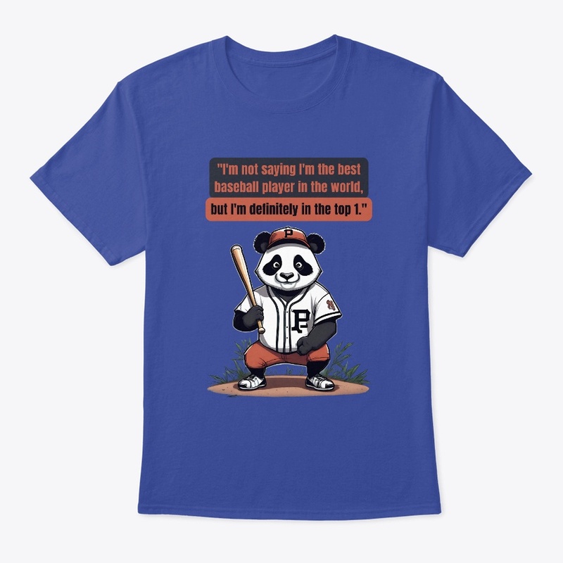 Cute Panda Baseball Player T-Shirts!