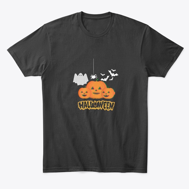 Vintage Pumpkin Scene Halloween Classic 