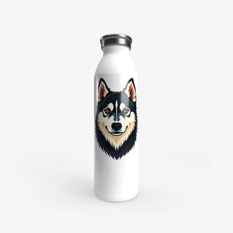 Beautiful Siberian Husky Illustration