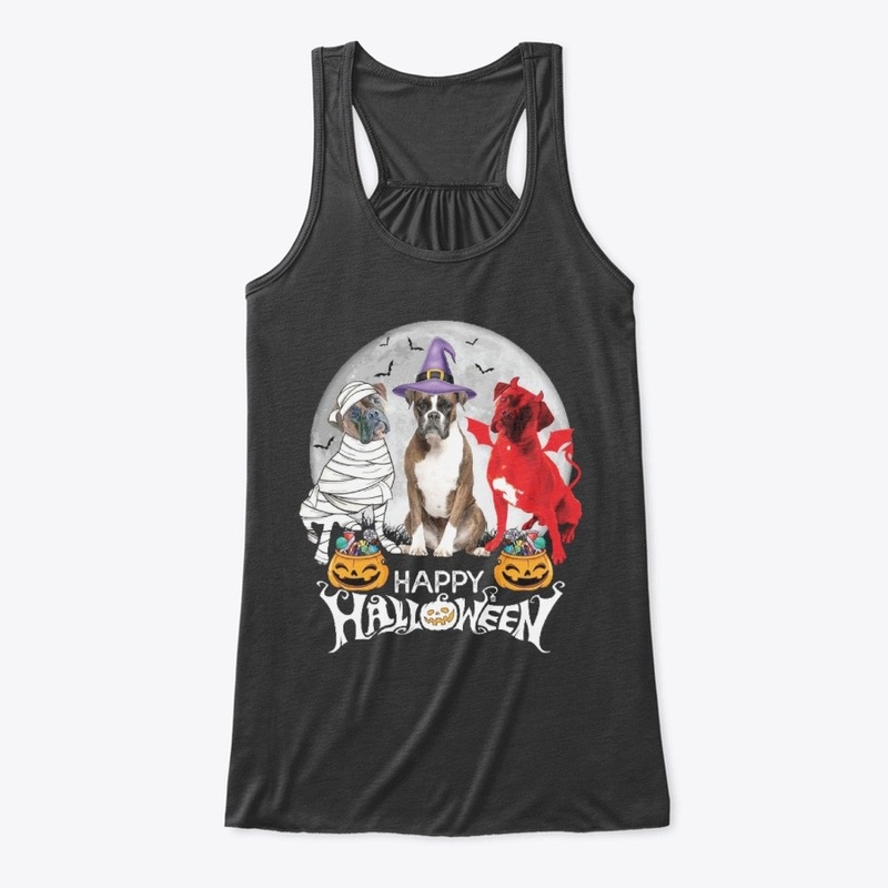 Happy Halloween - Three Boxer Dog Shirt