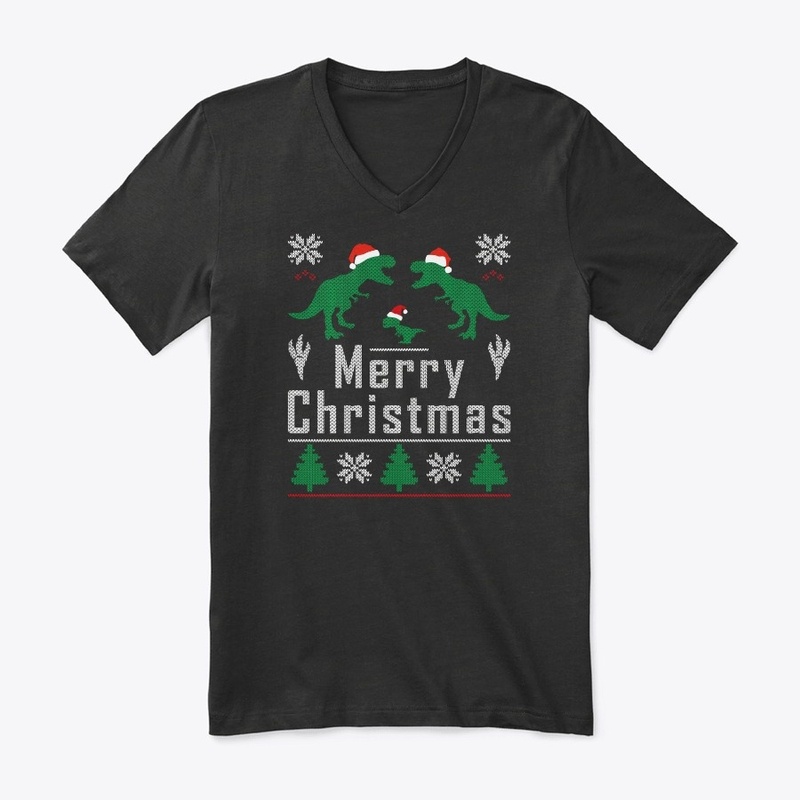 Christmas Dinosaur Rex Pajamas Men Boys 