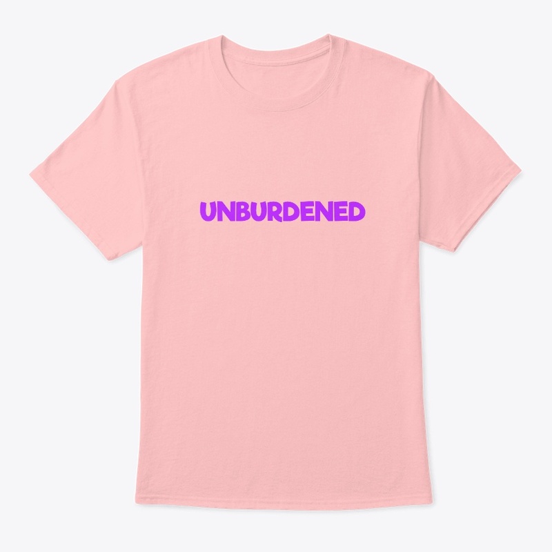 Unburdened - purple text