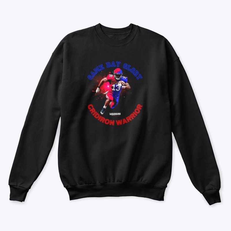 GRIDIRON WARRIOR Blue & Red print