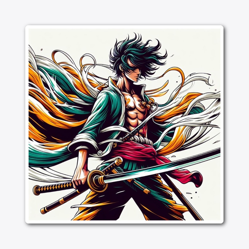 Zoro anime printable design