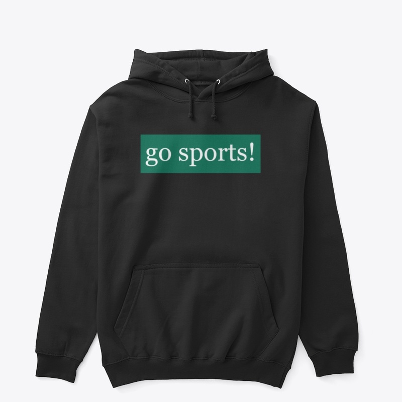Go Sports Written in White on Green