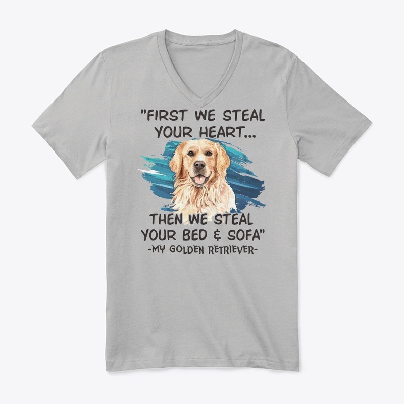 Golden Retriever Lover Gift First Steal