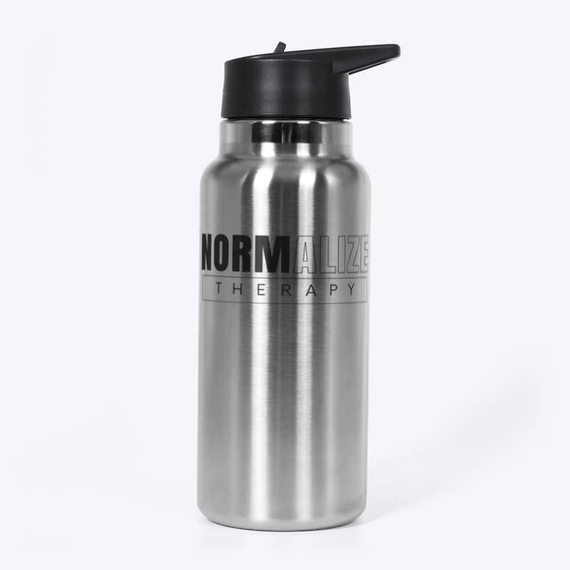 'NORMALIZE THERAPY' Stainless Bottle