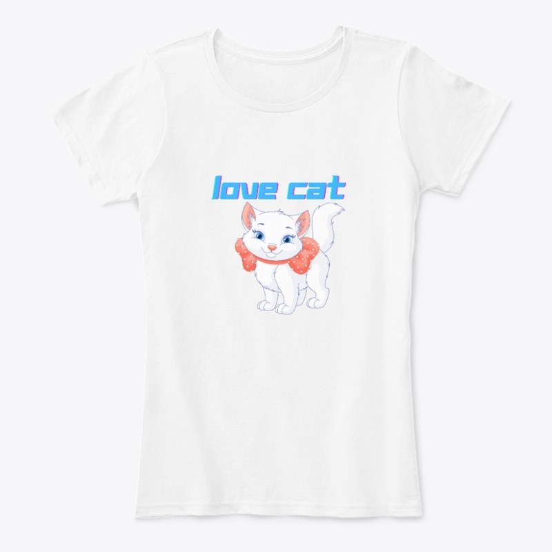 Love Cat T Shirt design 