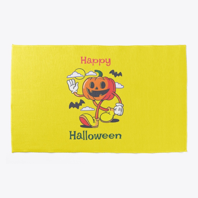 Orange pumpkin - Happy Halloween Design