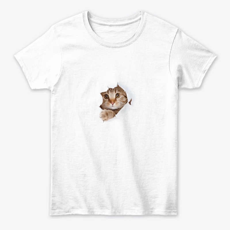 Cat printed Tshirt