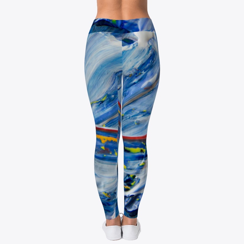 Abstract Paint Brush Stroke Design  