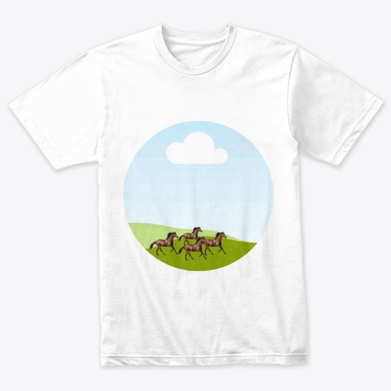 horse design t shirt