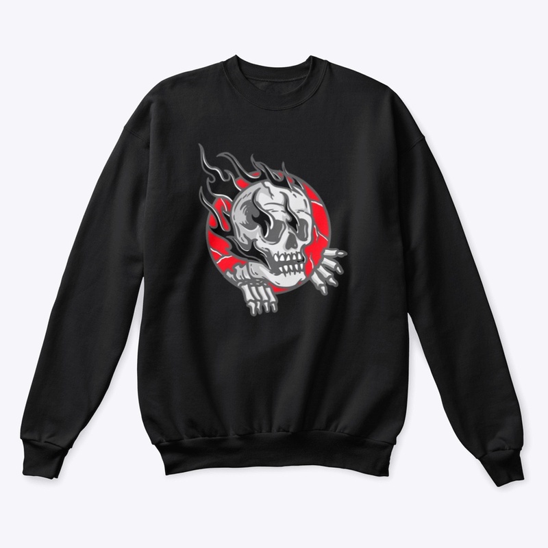 flame skull