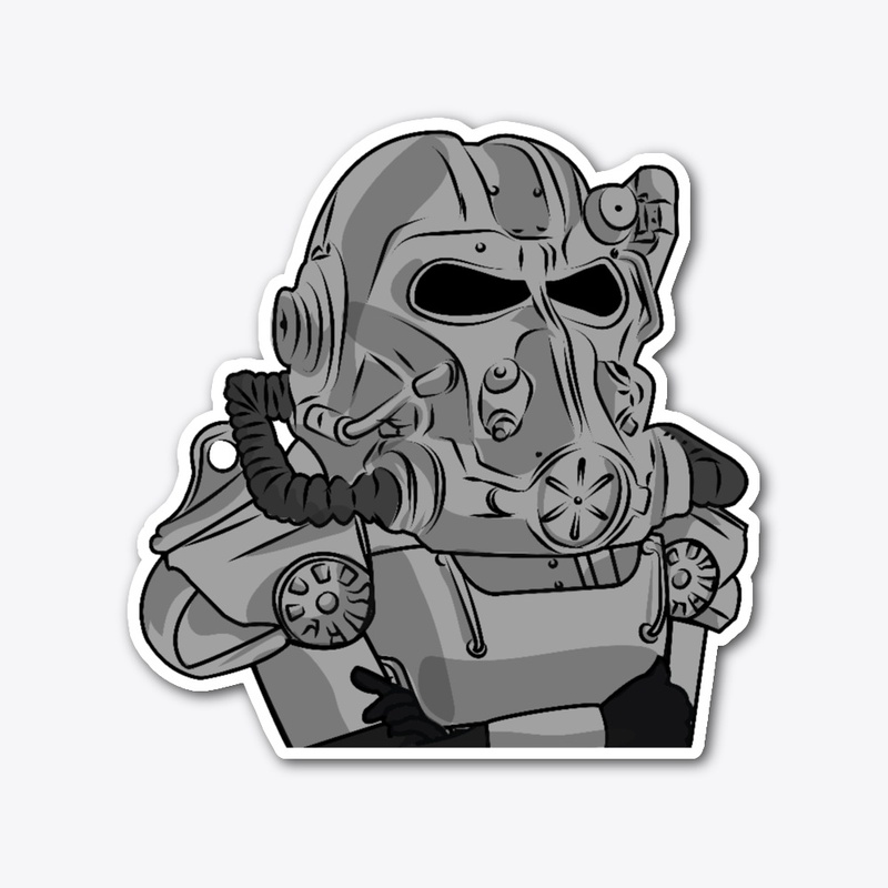 JG | T-60 Mascot "Arms Crossed" Sticker