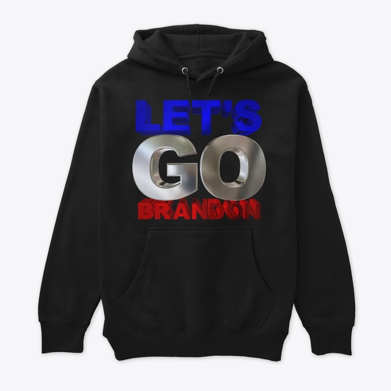Let's Go Brandon metallic