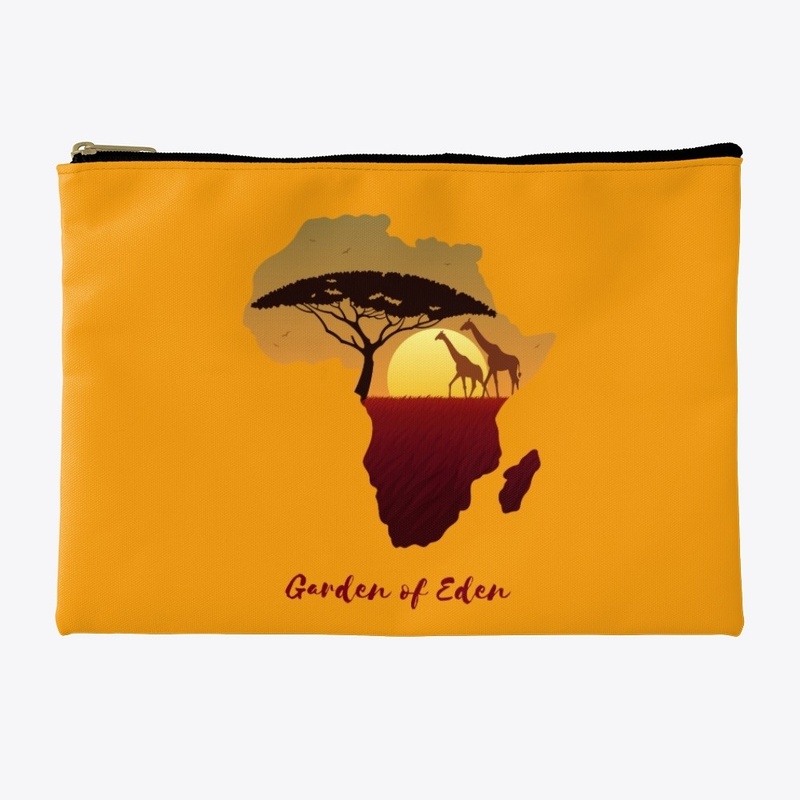Garden of Eden, Giraffes in Africa Map