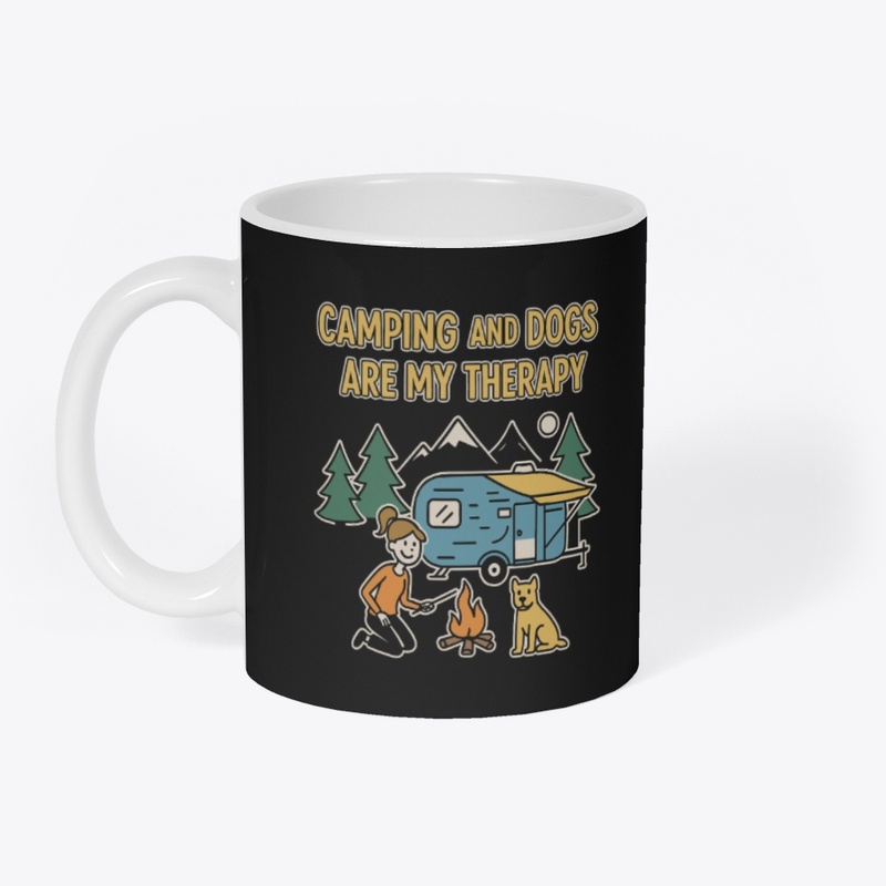 Camping Dogs Therapy Design