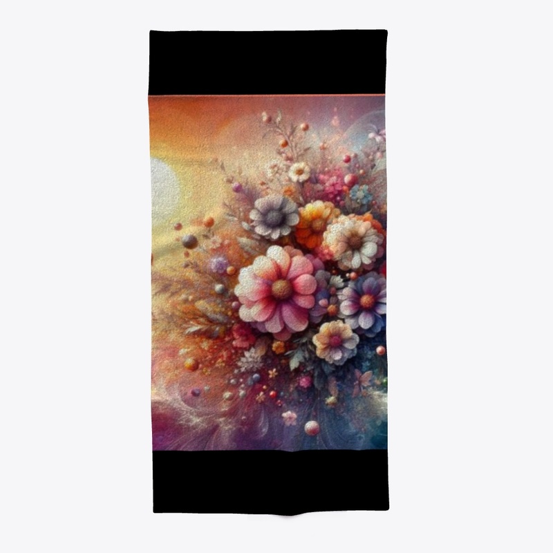 Sunlit Blossoms  Vibrant Floral Harmony"