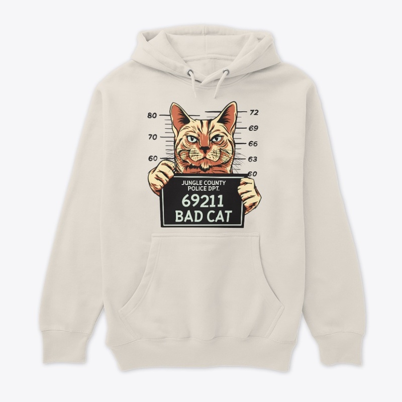 Funny Criminal Cat Mugshot