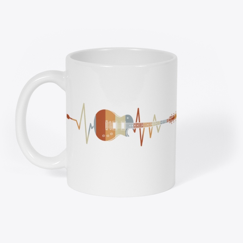 Heartbeat Guitar T-Shirt