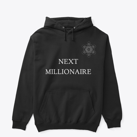 Next Millionaire  Attire Black T-Shirt Front