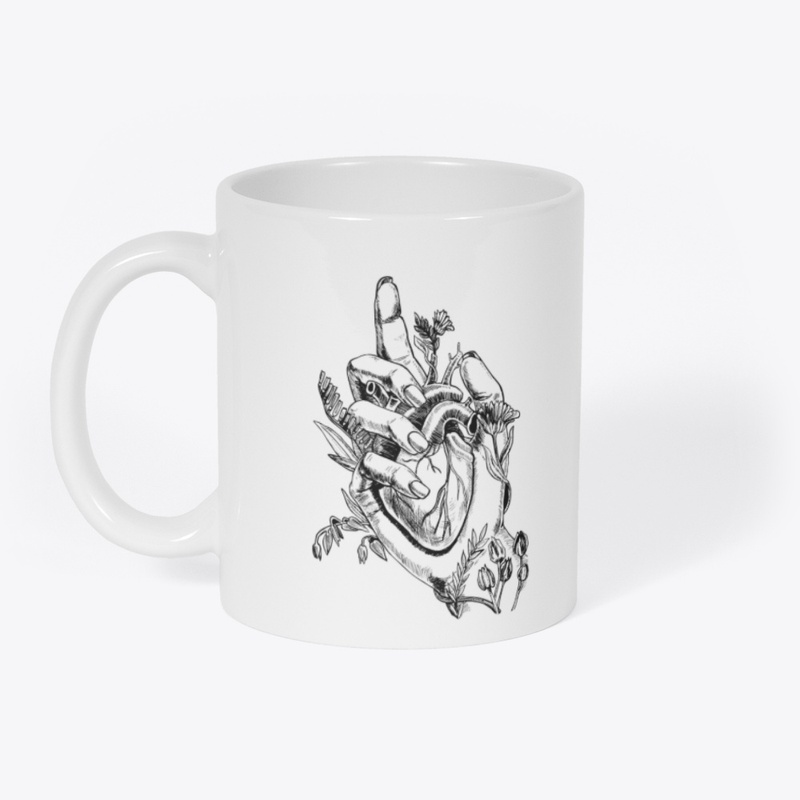 mug skeleton black 