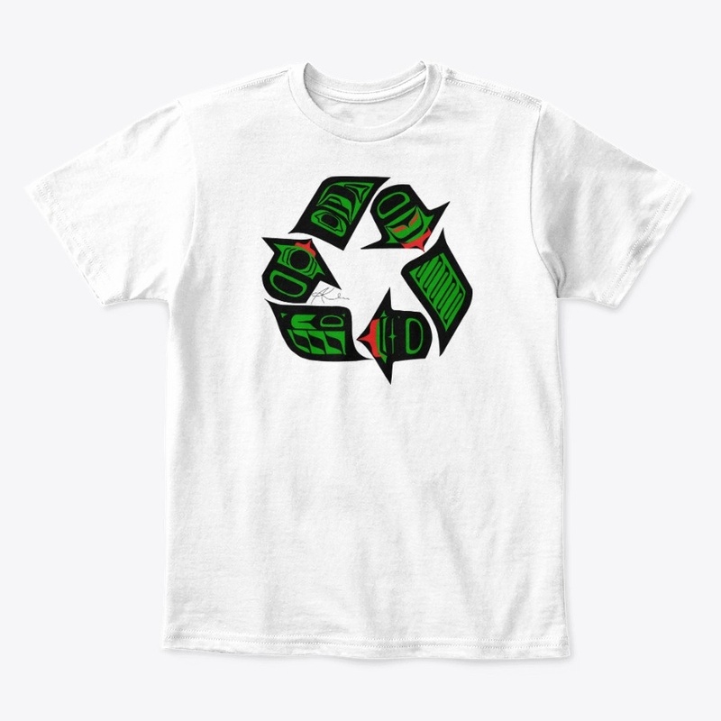 Tlingit Formline Recycle Symbol