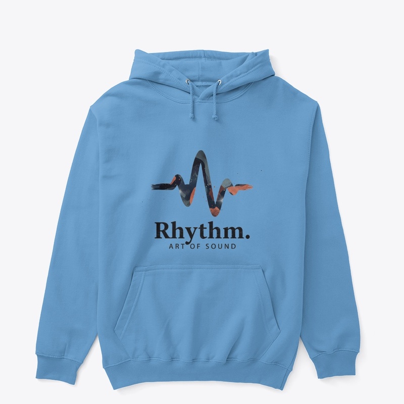 'Rhythm.' Unisex Hoodie for Drummers