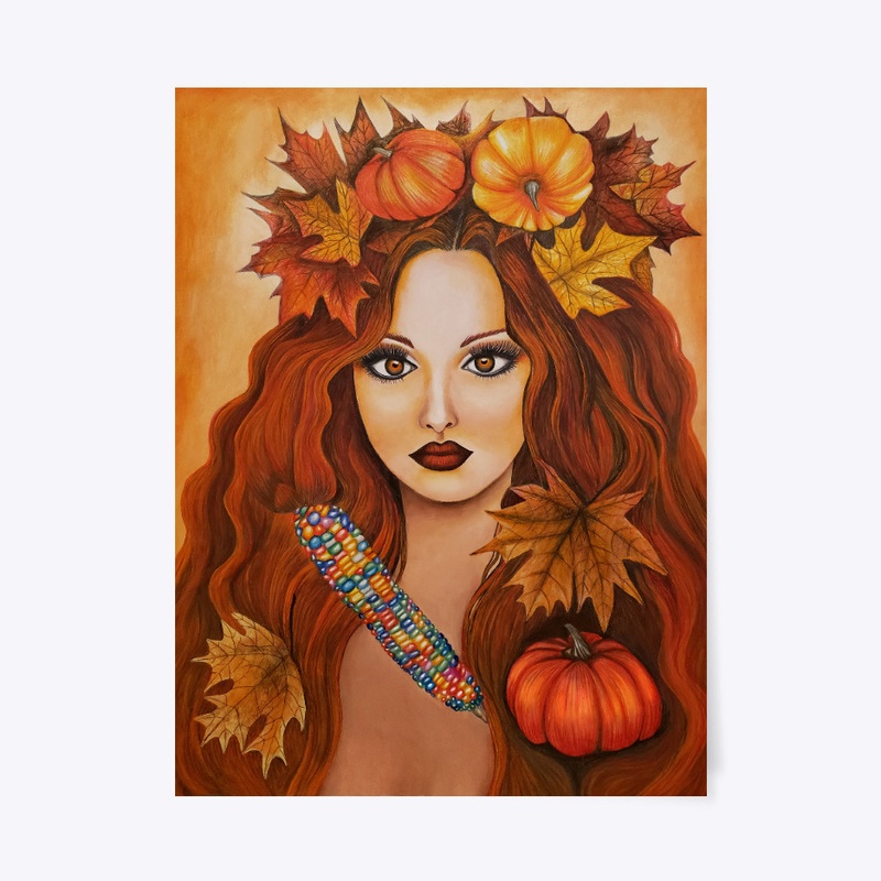 Autumn Goddess | Art of Jameela