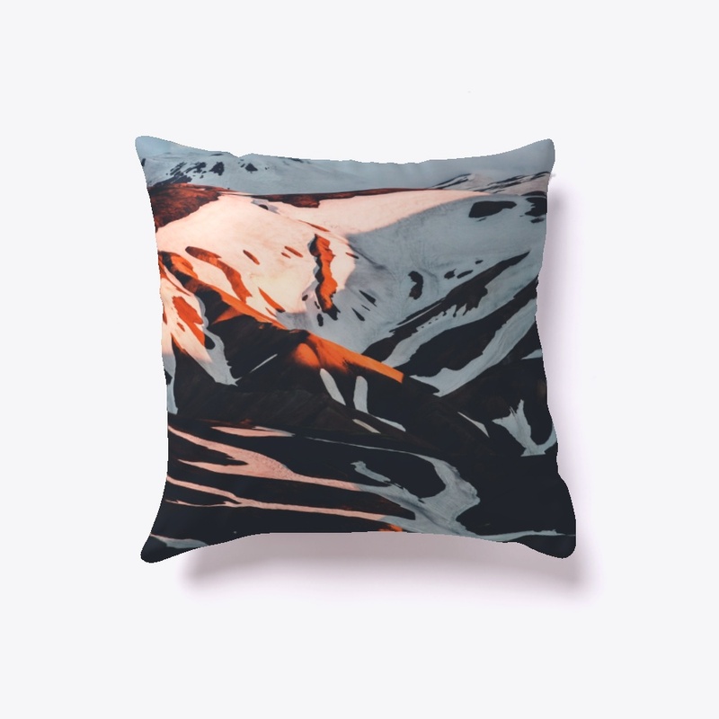 Iceland Snow Capped Mountain