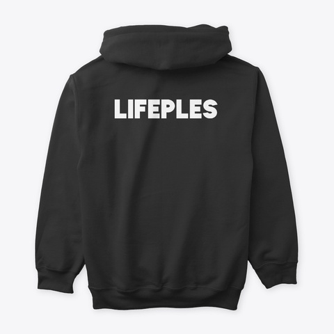 Lifeples Music Merch Black T-Shirt Back