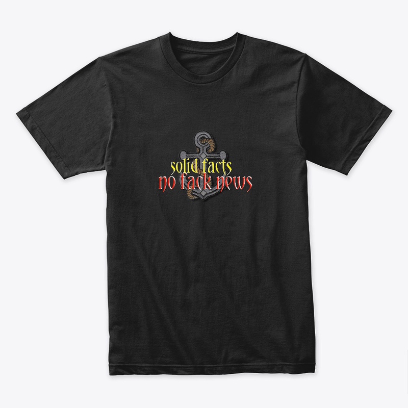 no fack news only interesting facts tee 