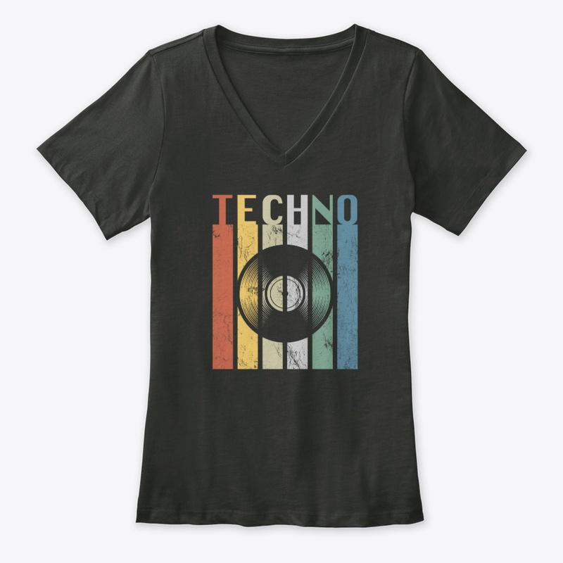 Techno Vintage Multicolor Stripes Vinyl