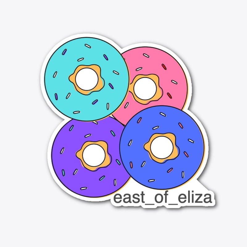 Donut Stickers, Phone cases, and mugs