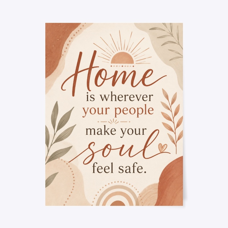 Home Is Your People Print