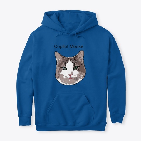 Copilot Moose Royal T-Shirt Front