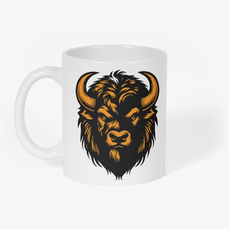 Wild Angry Bison