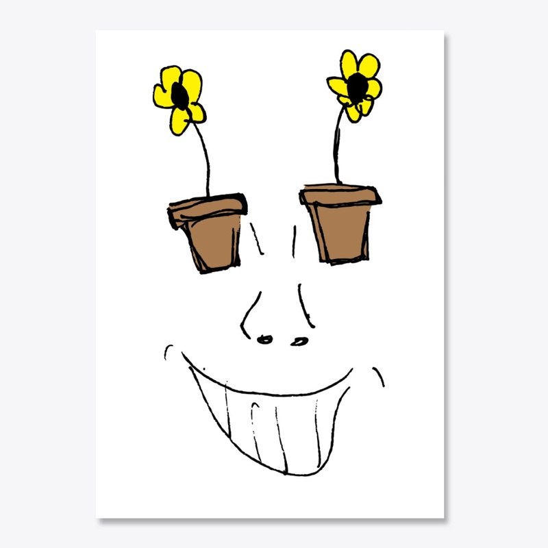 flower pot face