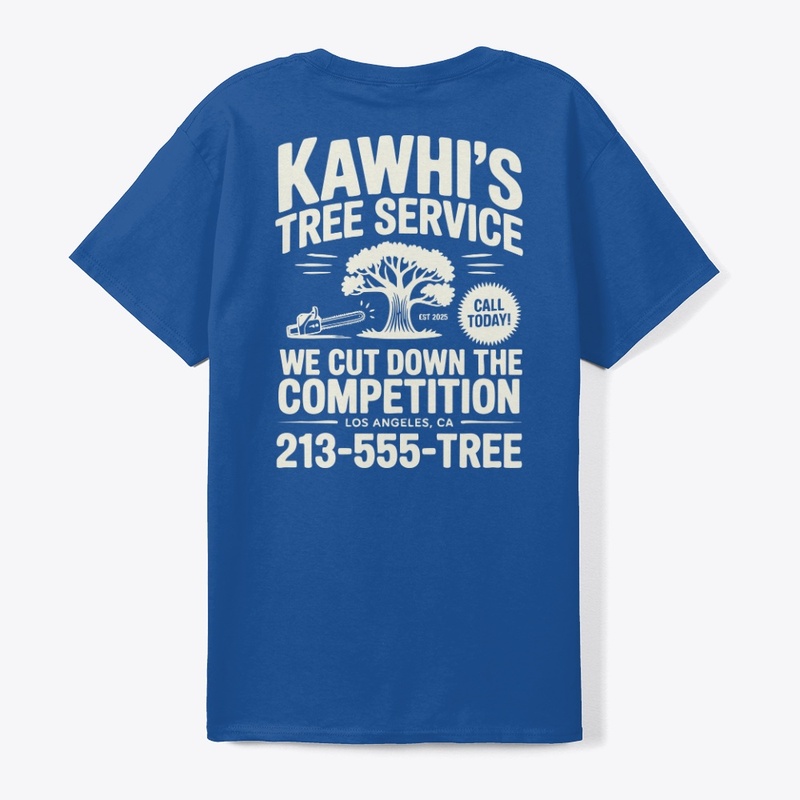 Kawhi’s Tree Service Tee, Shirts, Mug