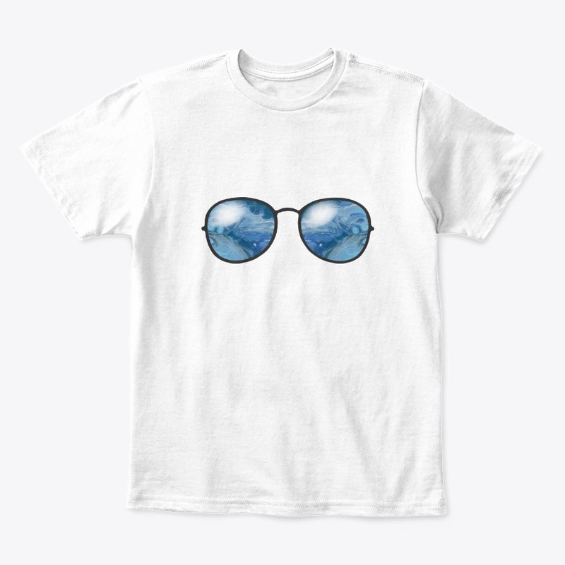 Marbled Glasses - Blue