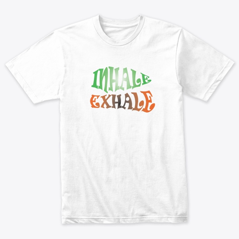 NEW INHALE EXHALE T-SHIRTS