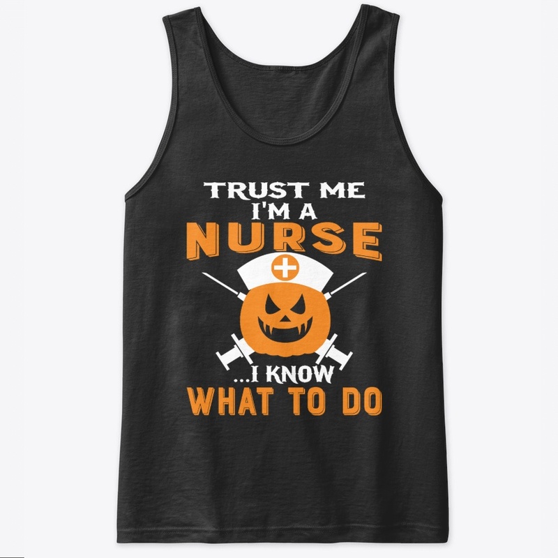 Trust me Im a nurse Halloween pumpkin 