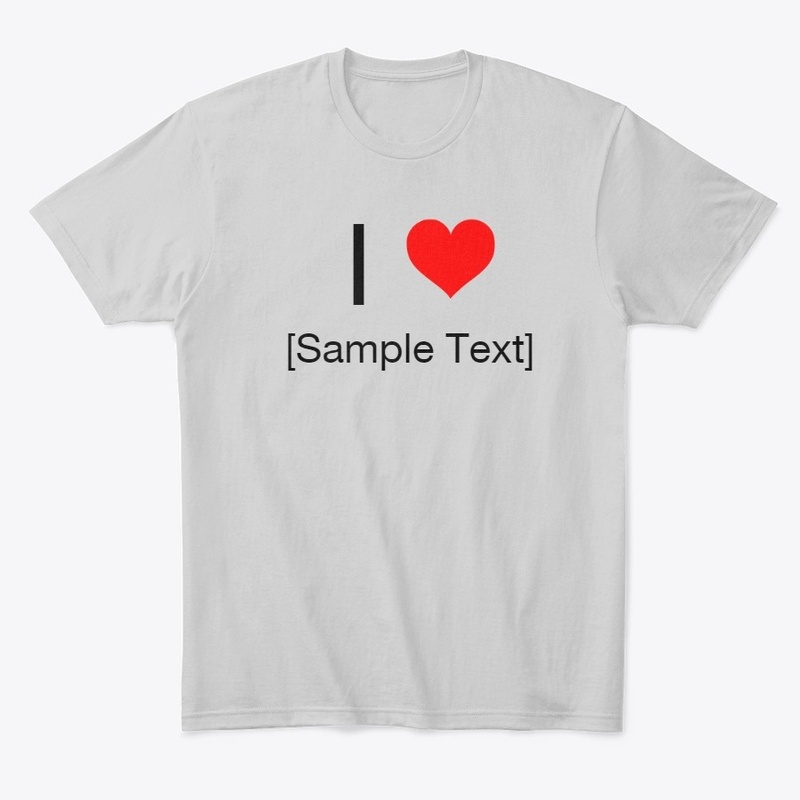 I Love [Sample Text]