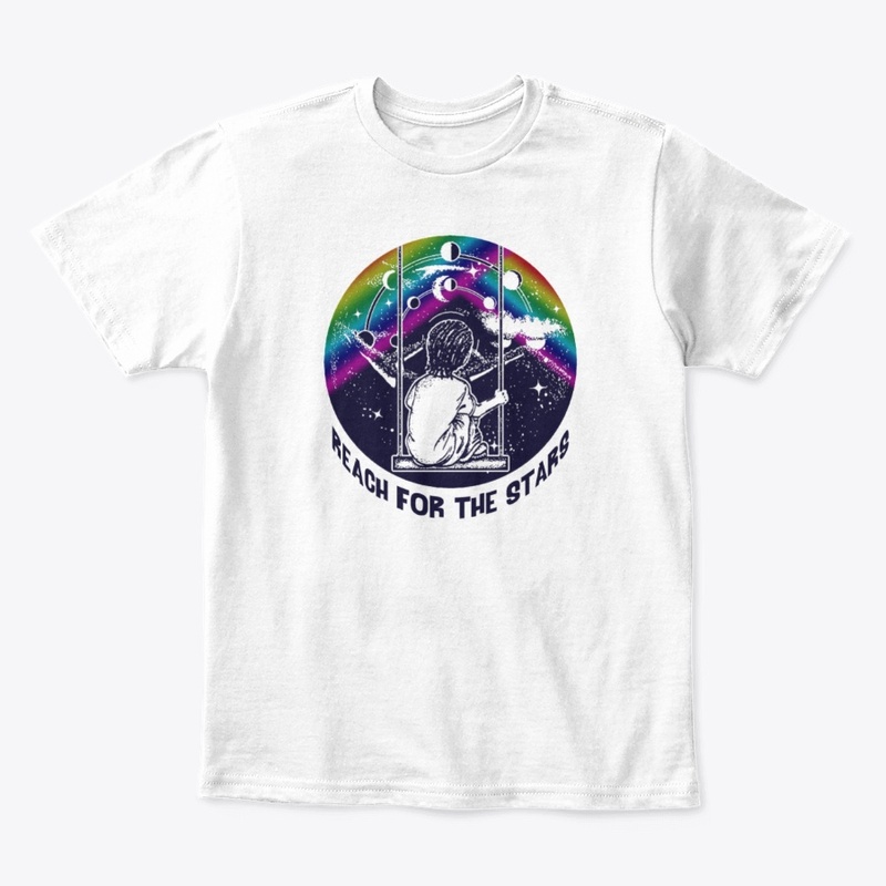 Reaching for the stars, multi coloured